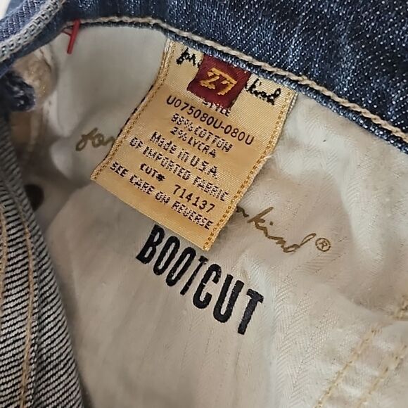7 for all Mankind Boot cut jeans size 27 - Picture 7 of 11